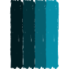 Stylisches Design Turkis