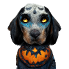 Halloween Bluetick Coonhound