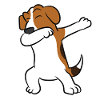 Beagle - Dab, dabbing, dancing