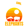 Retro Elefanten Mädchen