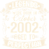 Octobre Né 2002 Légendes Anniversaire