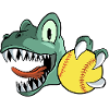T-Rex Dinosaur Softball