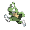 Sport Turtle runs