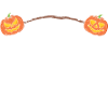 Citrouille squelette d’Halloween