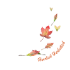 Herbstblaetter mit Text