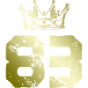 83 Number crown