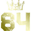 84 Number crown