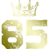 85 Number crown