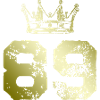 89 Number crown