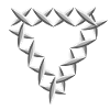 grey triangle crosses