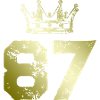 87 Number crown