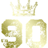 90 Couronne de numéros