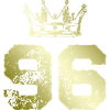 96 Number crown