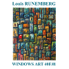 WINDOWS ART 40F.01 LOUIS RUNEMBERG ADAGP
