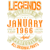 1966 Januar Fødselsdag Legend