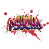 Psycho Graffiti. Urban art.