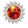 Wonderful phoenix over the ocean