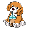 Kawaii Bubble Tea Dog