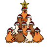 Chickens Christmas Tree