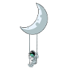 Astronaute Swing Moon
