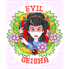 Geisha-Girl, Japan, Comic Style,