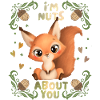 Squirrel Love, I'm-Nuts-About-You Saying