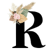 letter R flowers