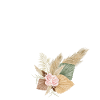 lettre V fleuris