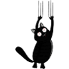 Panic Cat (Black Version)