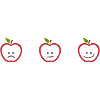 Apples with different faces