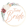 Team Bride flower wreath customizable