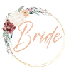 Team Bride flower wreath customizable
