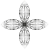 Tribal Flower (black)