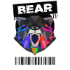 Bear - Bär - Geometric Art