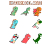 Kunstgeschichte Dinosaurier Spanisch