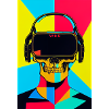 Popart Skull