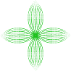 Tribal flower (Green)