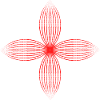 Tribal flower (Red)