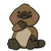 Cute Baby Platypus Cartoon