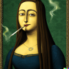 Lisa smoking