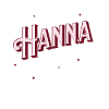 Hanna name personalized