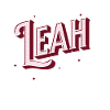 Leah name personalized