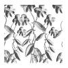 fleurs grises symbole plante scintillante