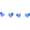 heart hearts blue scars