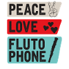 Peace Love Flutophone Instrument