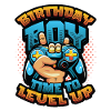 Birthday child, gamer