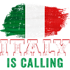 Italien ruft Flagge