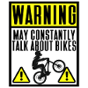 Panneau d’avertissement VTT