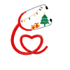 Nurse Christmas Tree Snowflake