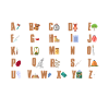 Camping Alphabet Shirt Gift